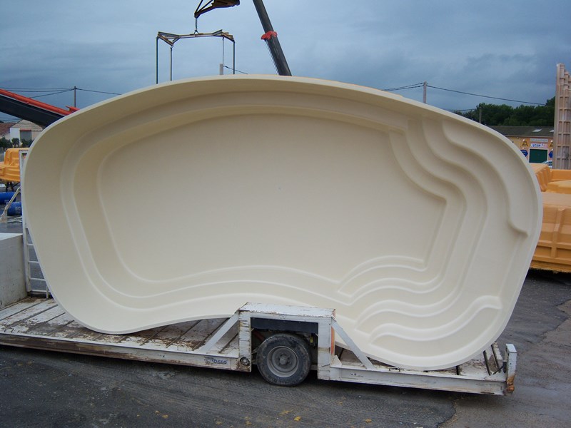 Piscine haricot 7.80 mètres