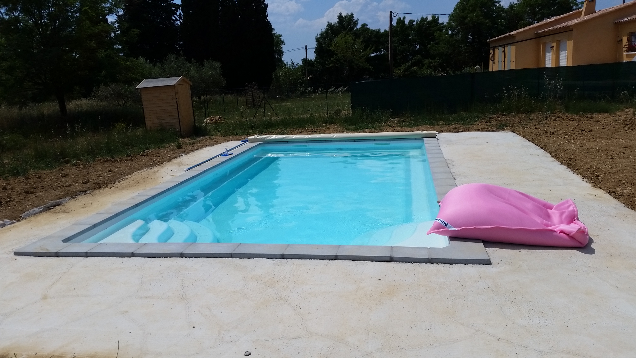 Terrassement, pose et installation piscine Lac de Lauzet à Istres