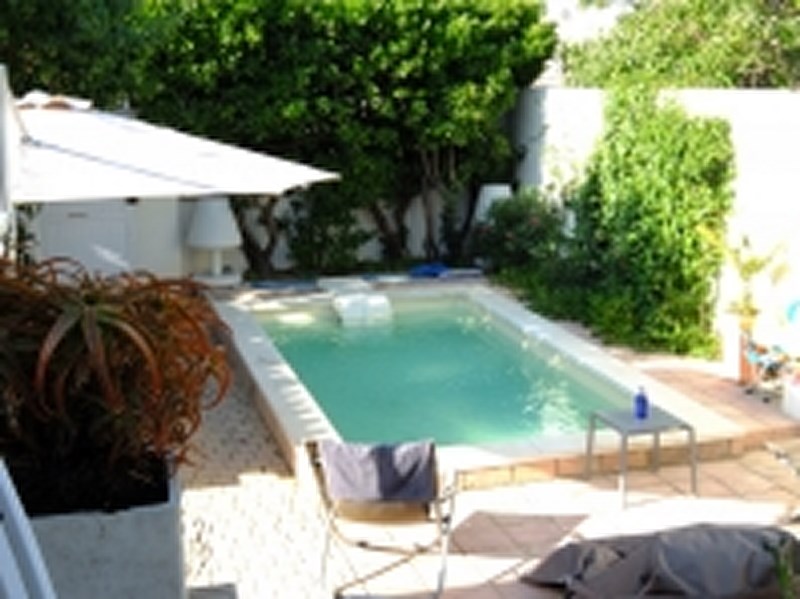 Piscine fond plat Lac vert