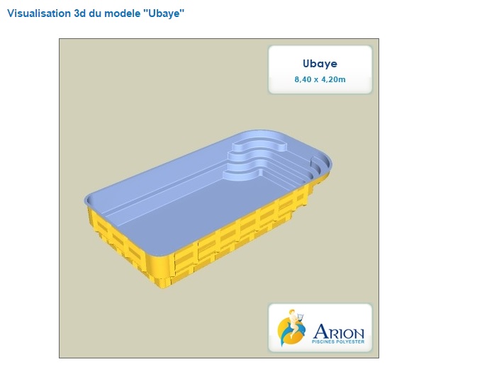 Piscine ubaye 8.40 mètres