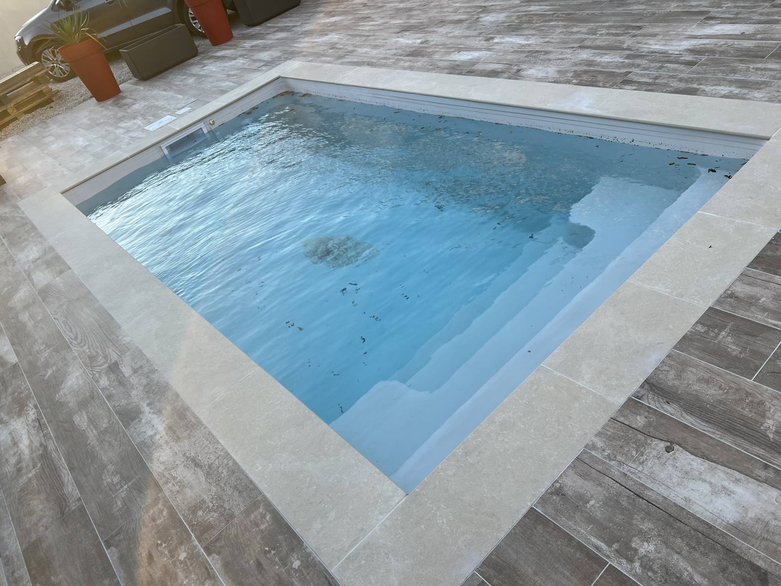 Installation mini Piscine moins de 10 m² à Châteauneuf-lès-Martigues près de la côte bleue