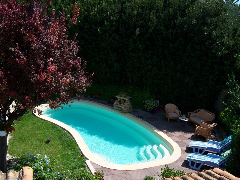 Piscine haricot 7.80 mètres