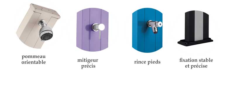 douche solaire baignade provence