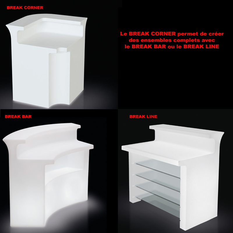 Break corner bar lumineux Sausset les Pins