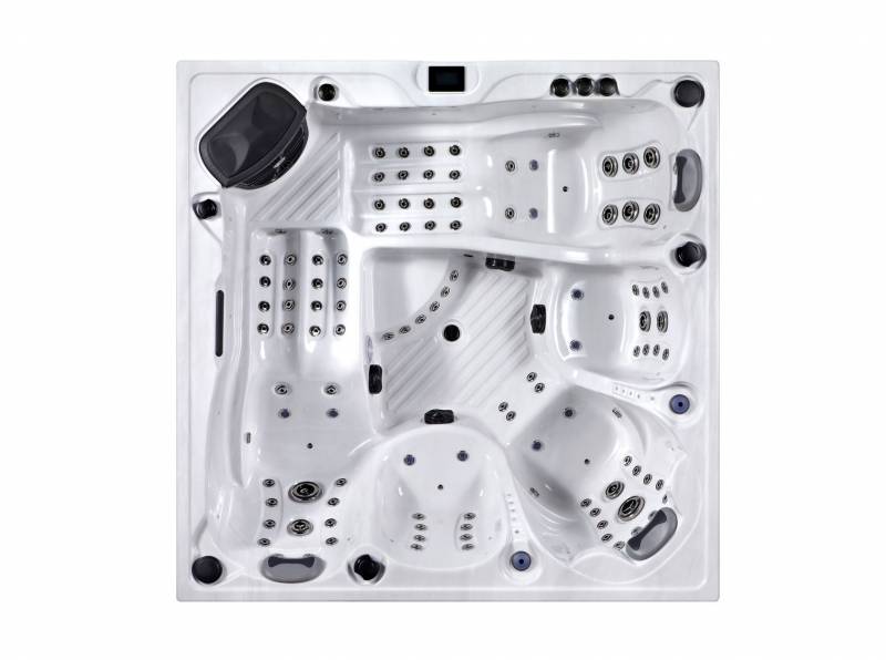 Spa Maldives 5 places avec 3 assises et 2 allongées 120 jets