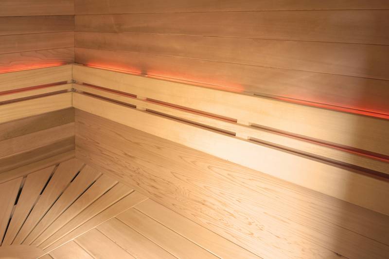 Sauna lumière intégrée détente Rognac