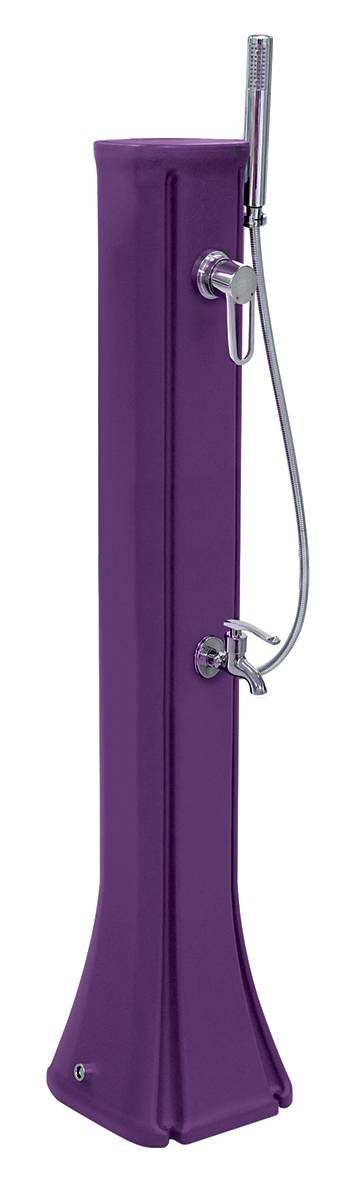 Douche solaire extérieure Happy go violet chaud