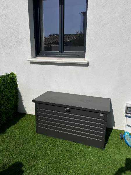 coffre de rangement pour filtration