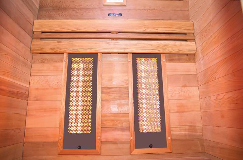 Sauna panneaux émetteurs quartz et magnésium Grans