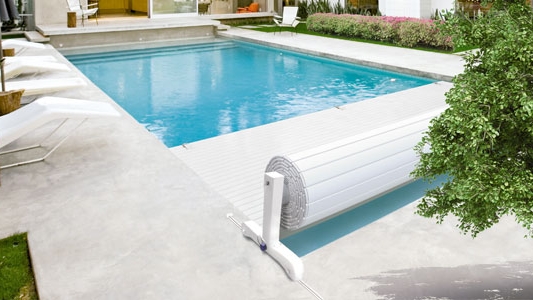 Couverture (volets roulants) hors sol électrique